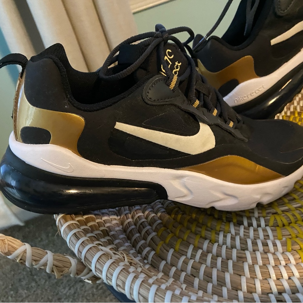 Air Max 270 React TD 'Metallic Gold